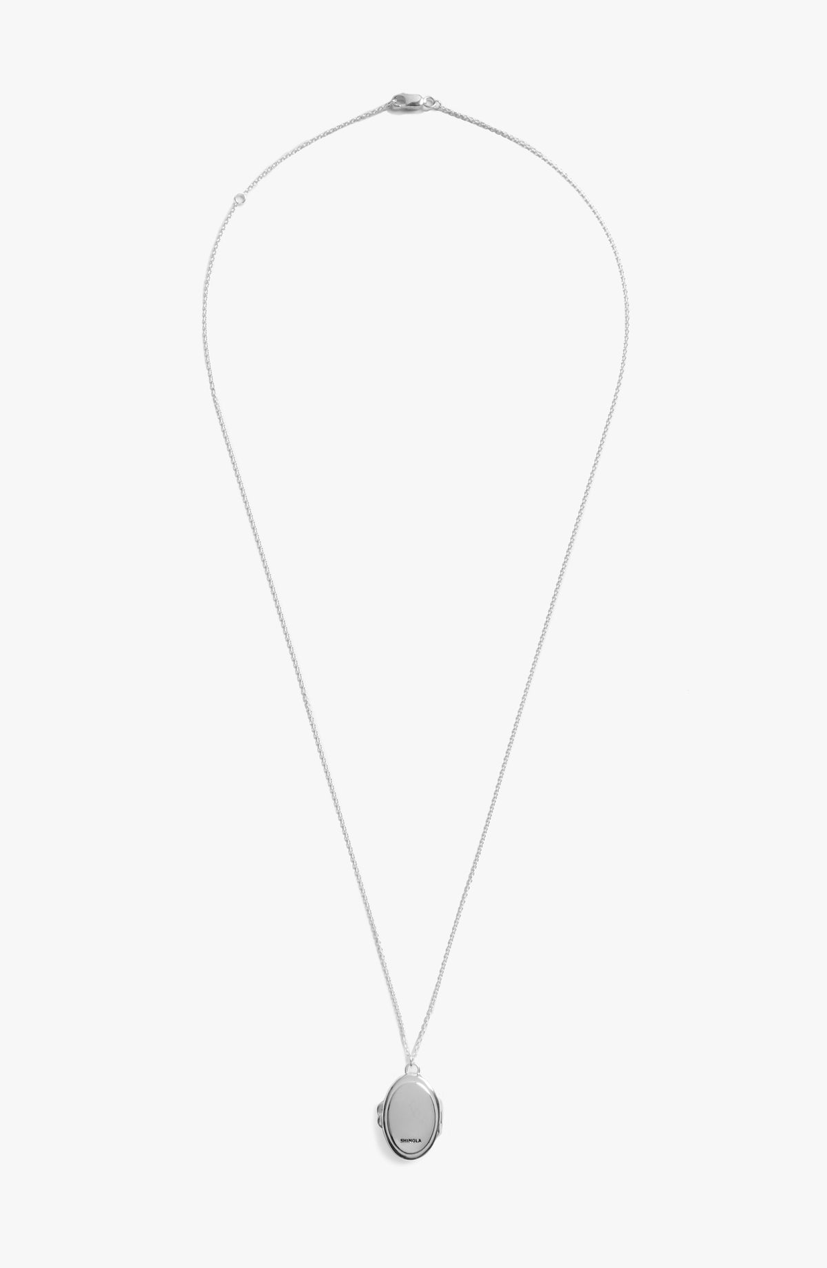 Heirloom Statement Locket Necklace - Sterling Silver