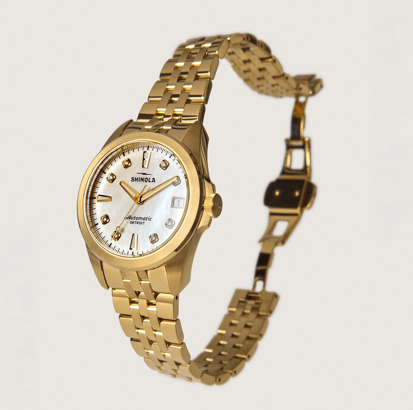 Circadian Monster Automatic Watch - Mother of Pearl Diamond
