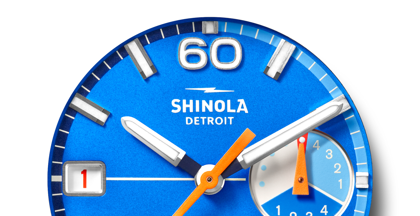 Mackinac Automatic Watch - Off-White / Bermuda Blue