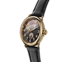 Runwell Watch - Black Mother of Pearl