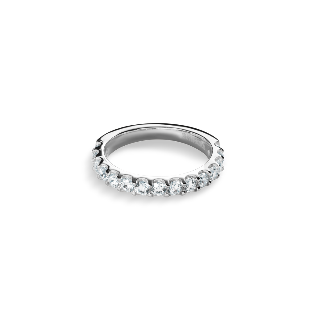 1 Carat Diamond Anniversary Band White Gold