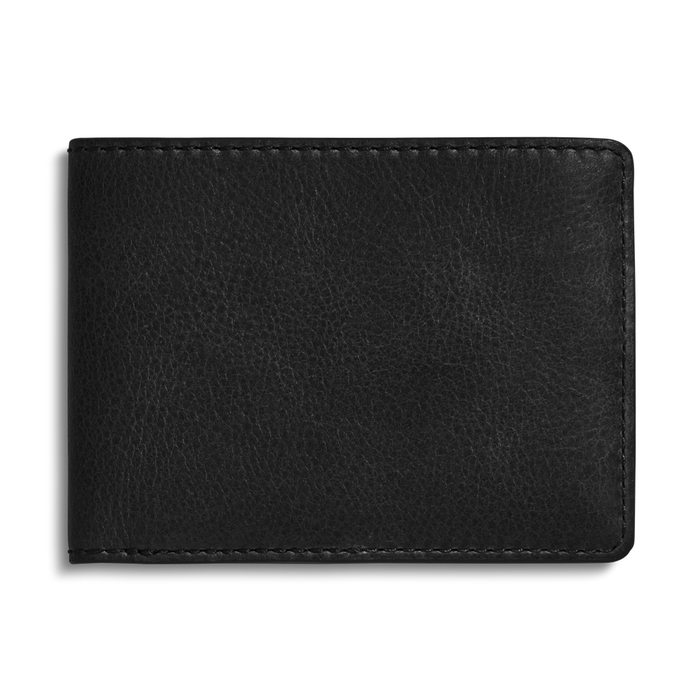 Slim Bifold Wallet - Black
