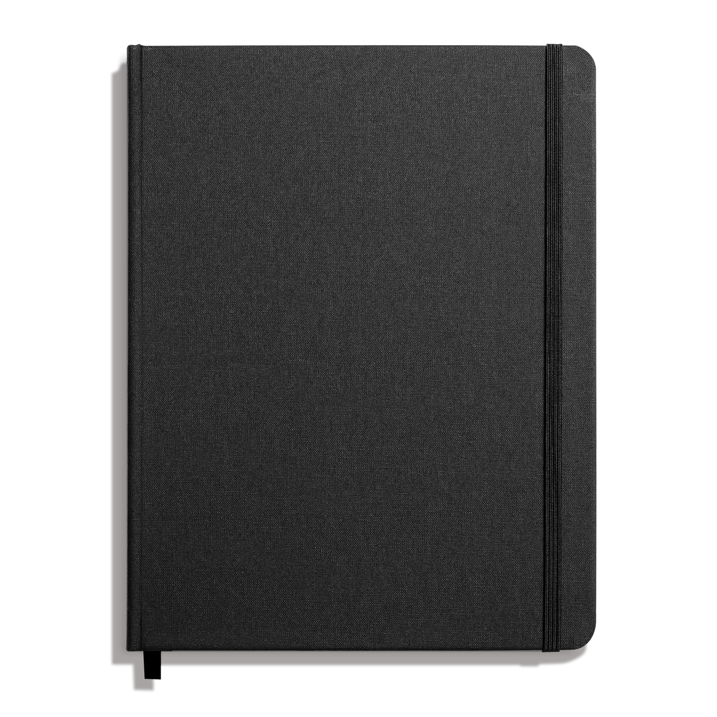 Large Hard Plain Journal - Black