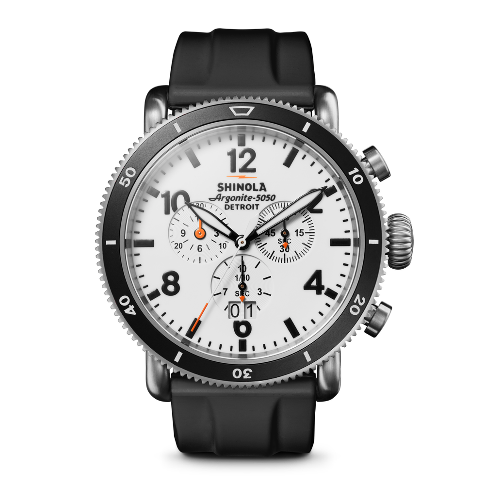 Runwell Sport Chronograph Watch - White