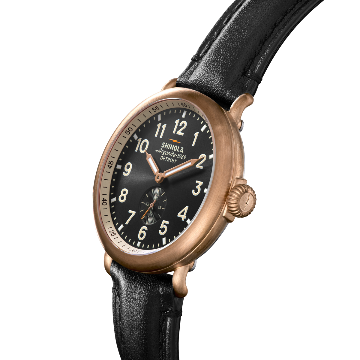 Bronze Runwell Watch - Black