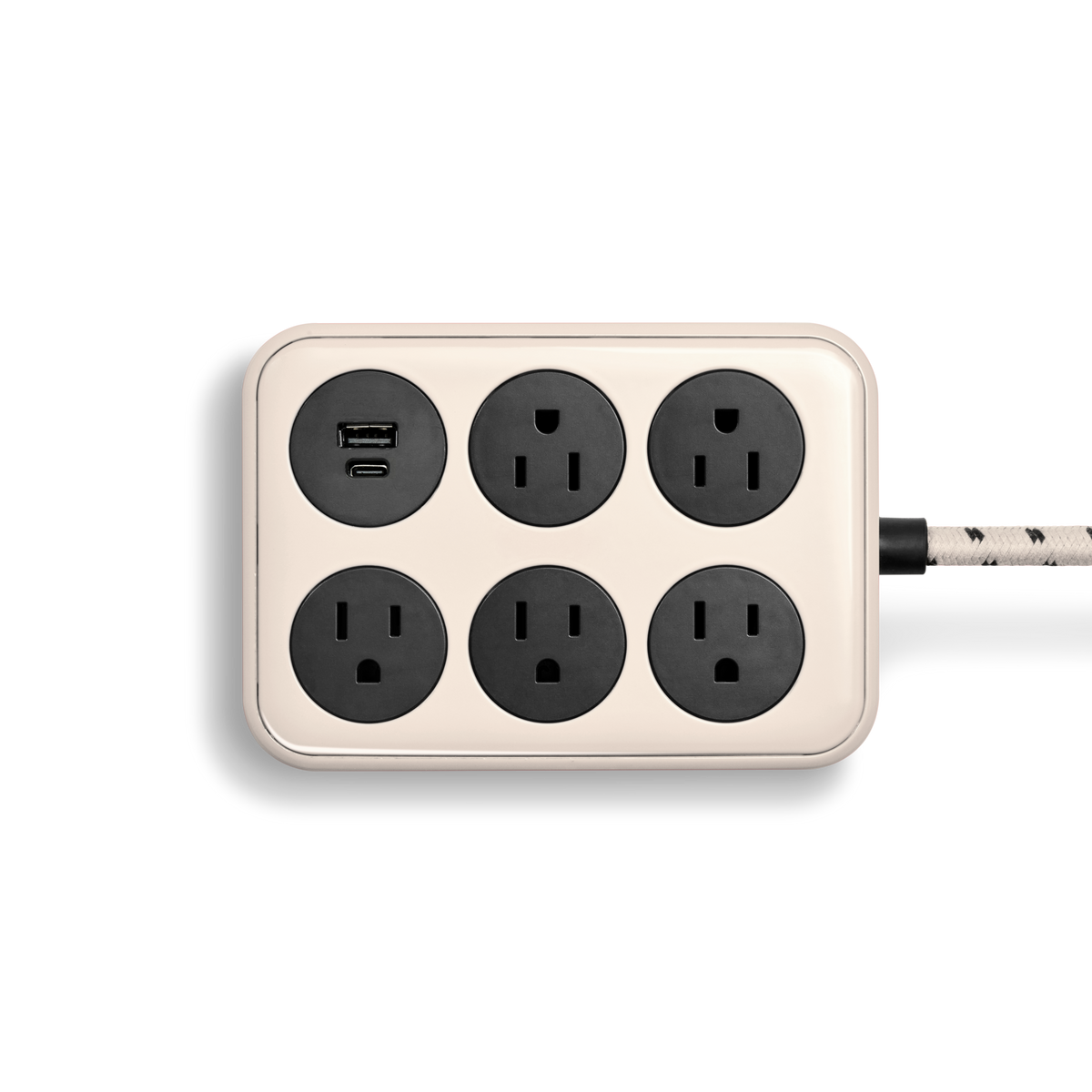 5 Port Power Supply - Cream