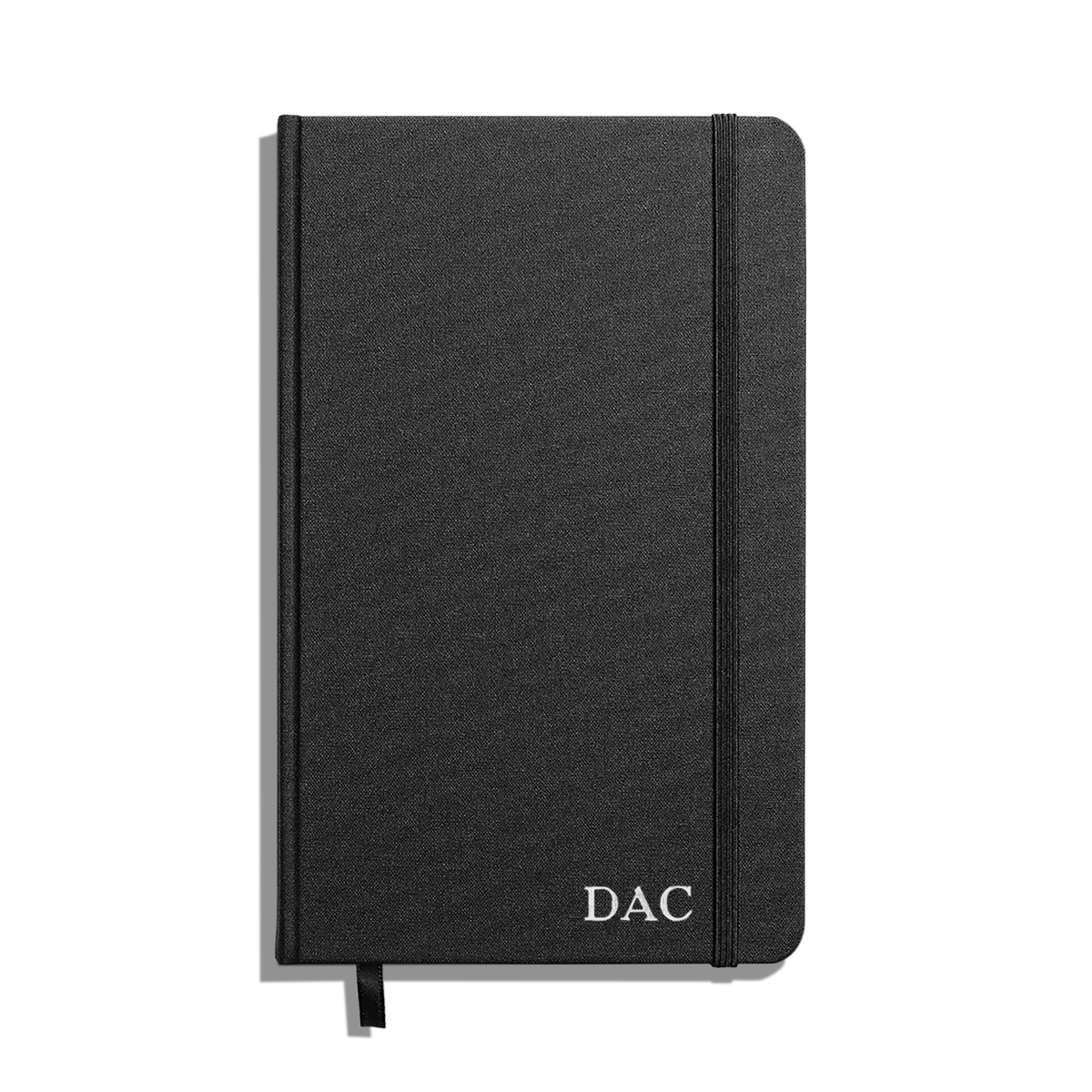 Medium Hard Grid Journal - Black