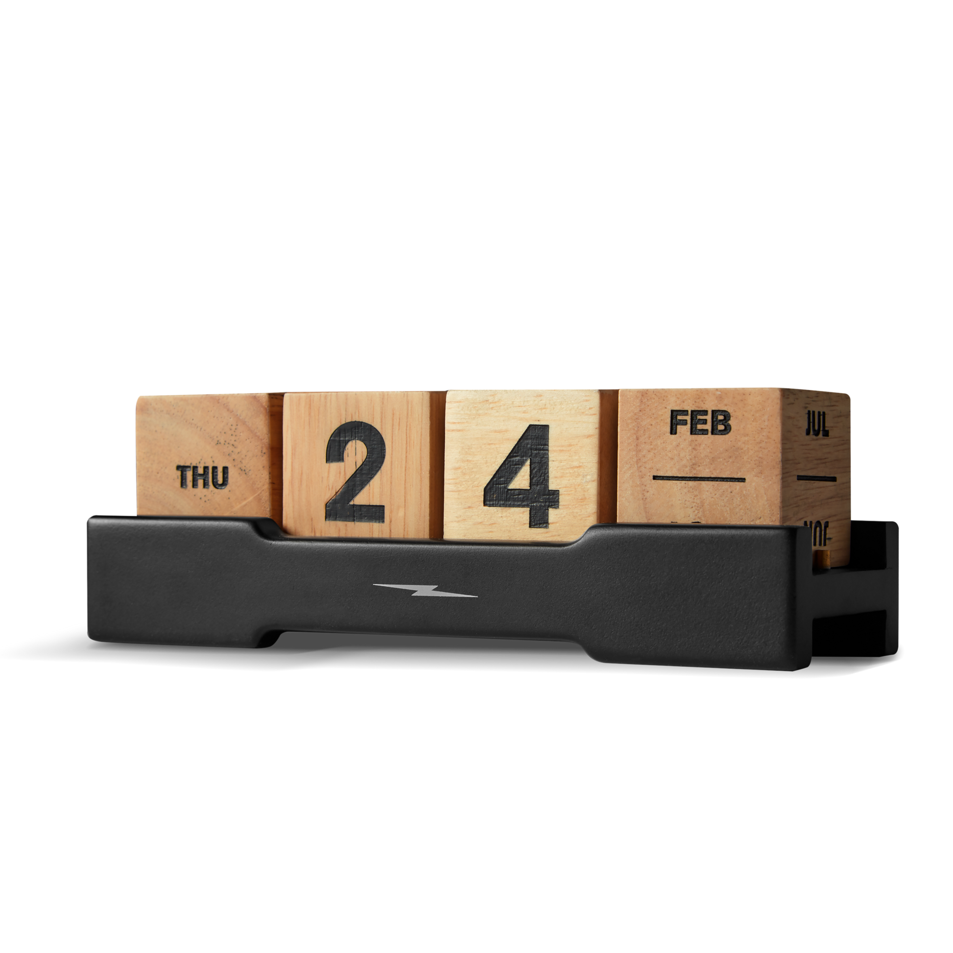 Perpetual Desk Calendar - Natural / Black