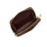 Pocket Small Zip Around Wallet - Merlot