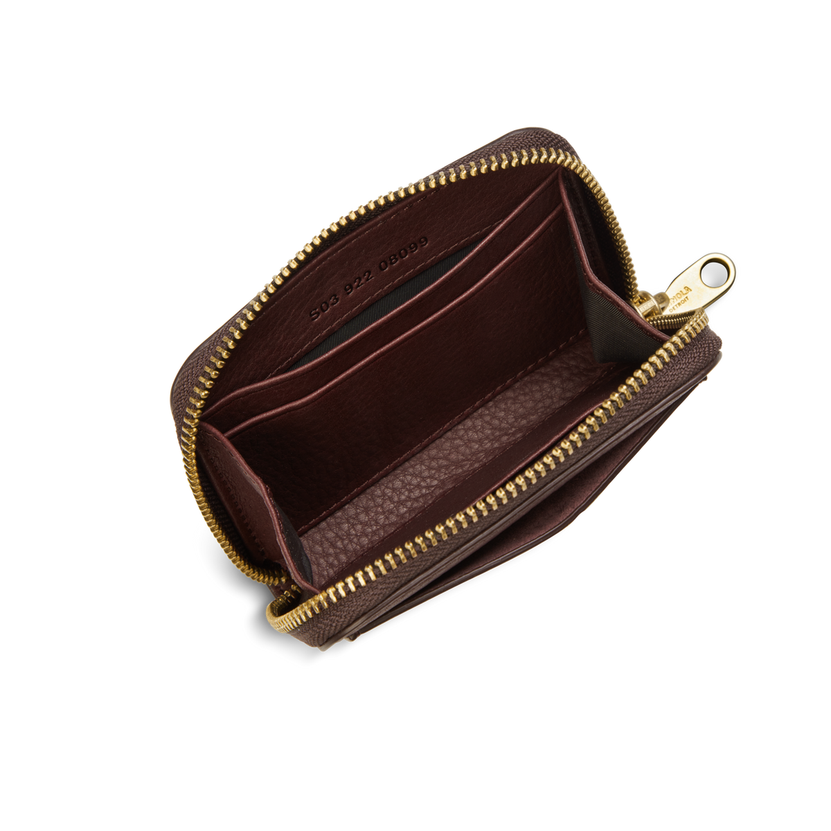 Pocket Small Zip Around Wallet - Merlot