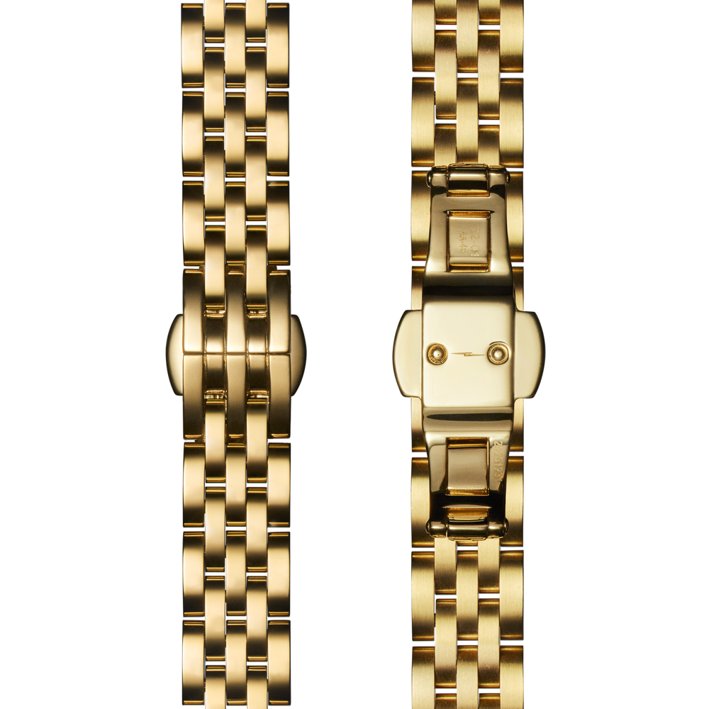 QR Bracelet: 12/10, Book 5 Link, ButterflyB, PoPG - Polished PVD Gold