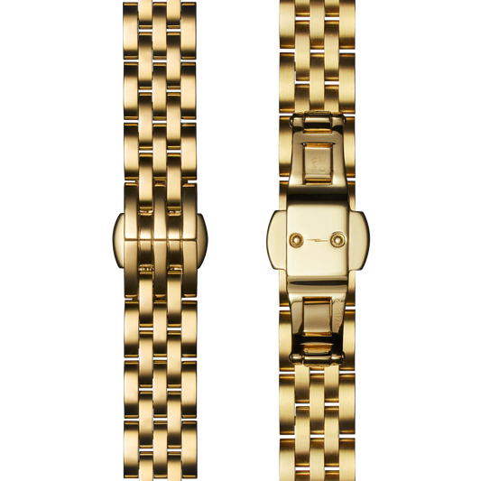 QR Bracelet: 12/10, Book 5 Link, ButterflyB, PoPG - Polished PVD Gold
