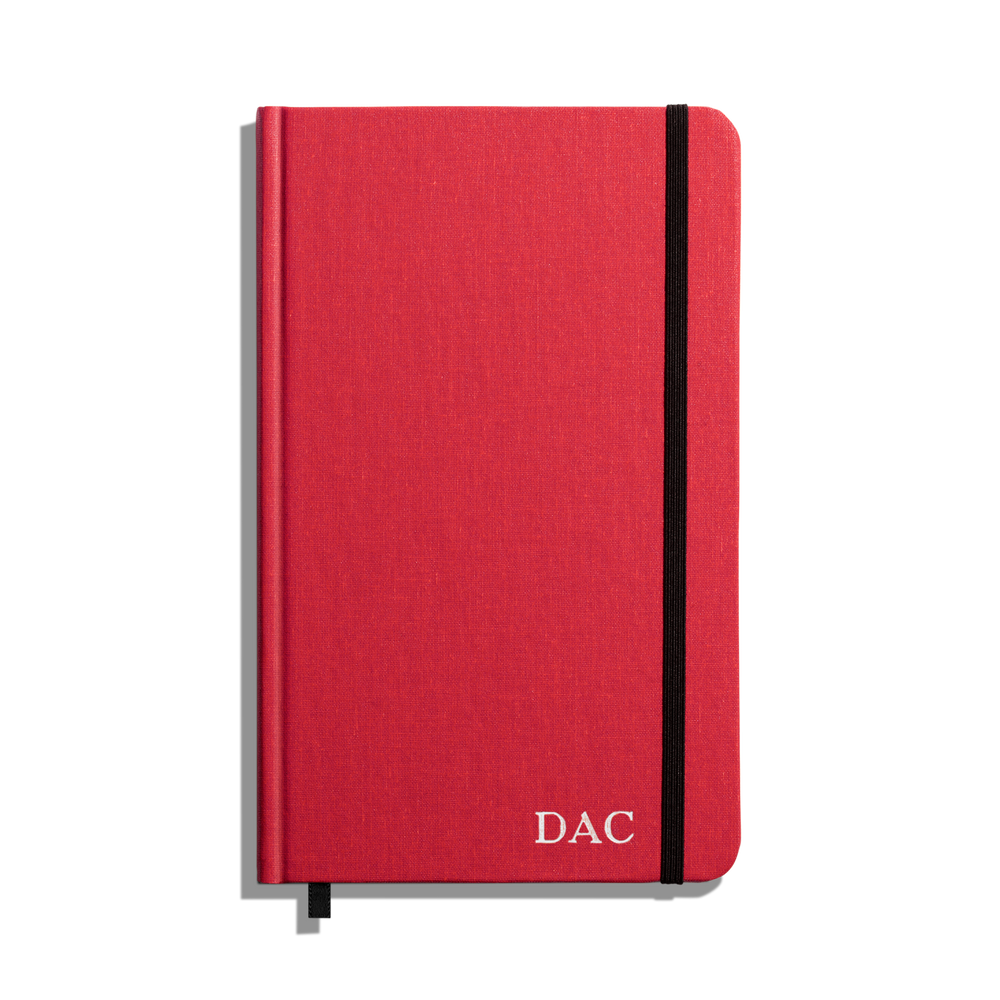 Medium Hard Ruled Journal - Tomato