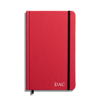 Medium Hard Ruled Journal - Tomato