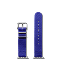 20mm Cobalt Blue Split Nylon Apple Watch Strap - Cobalt