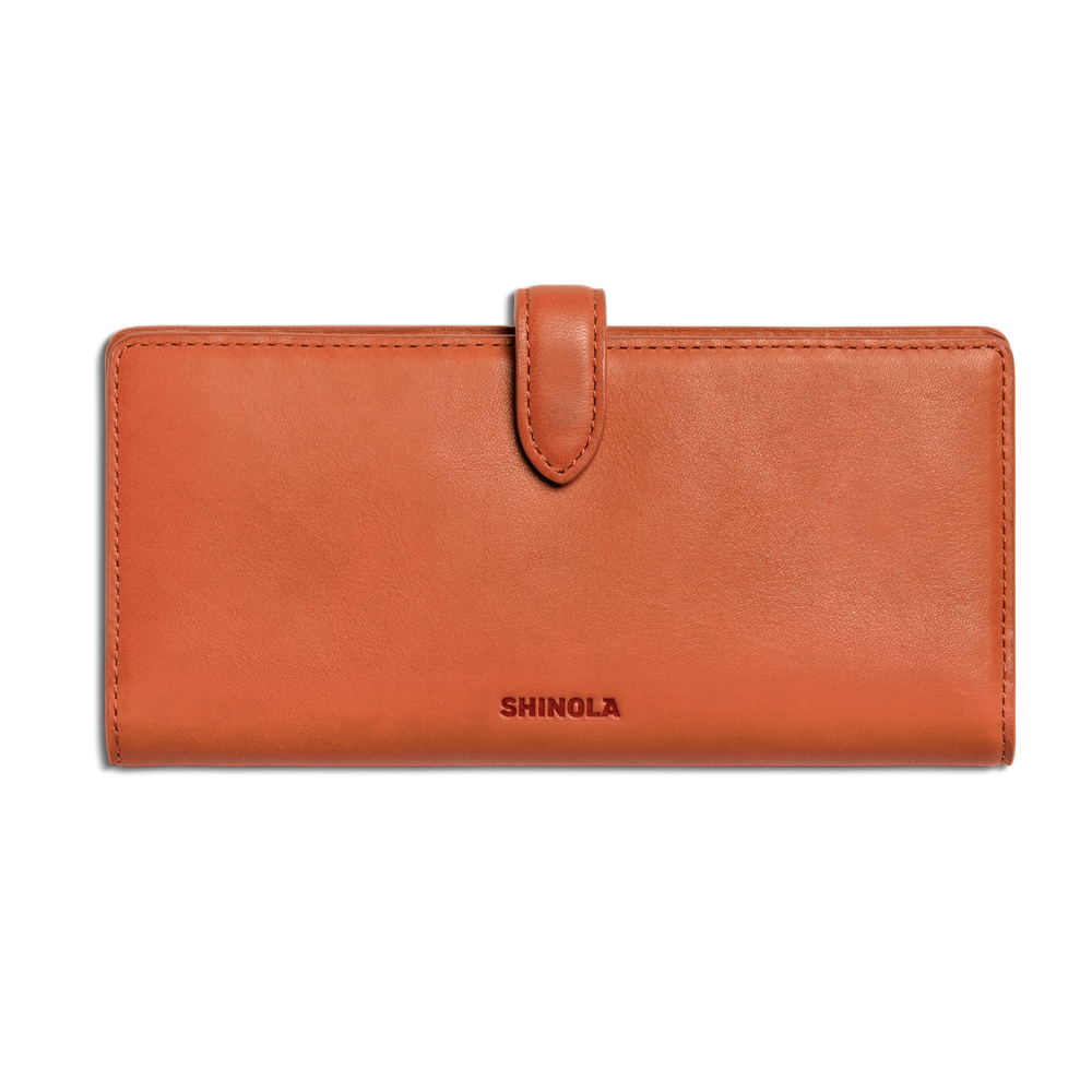 Continental Snap Wallet - Rust