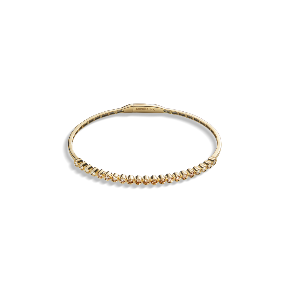 0.75 Carat Desert Diamond Tennis Bangle Bracelet