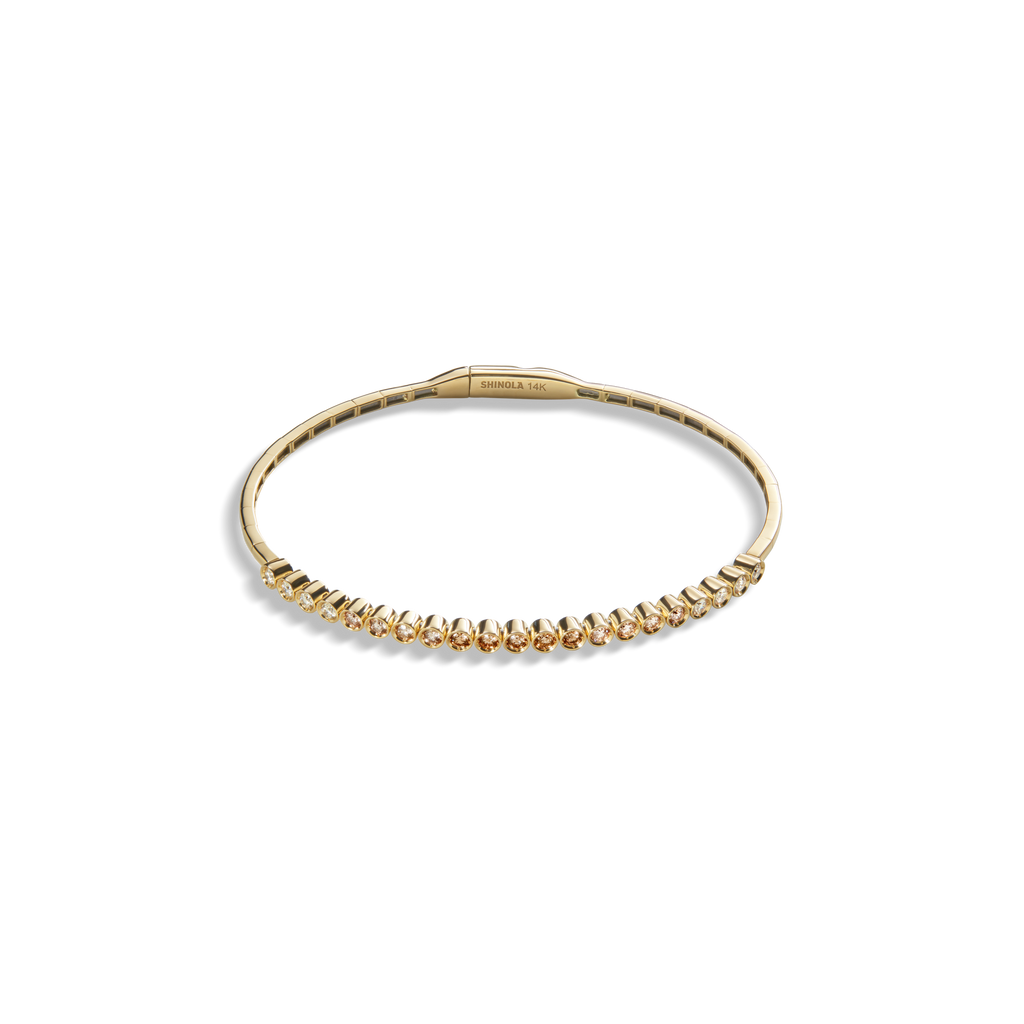 0.75 Carat Desert Diamond Tennis Bangle Bracelet