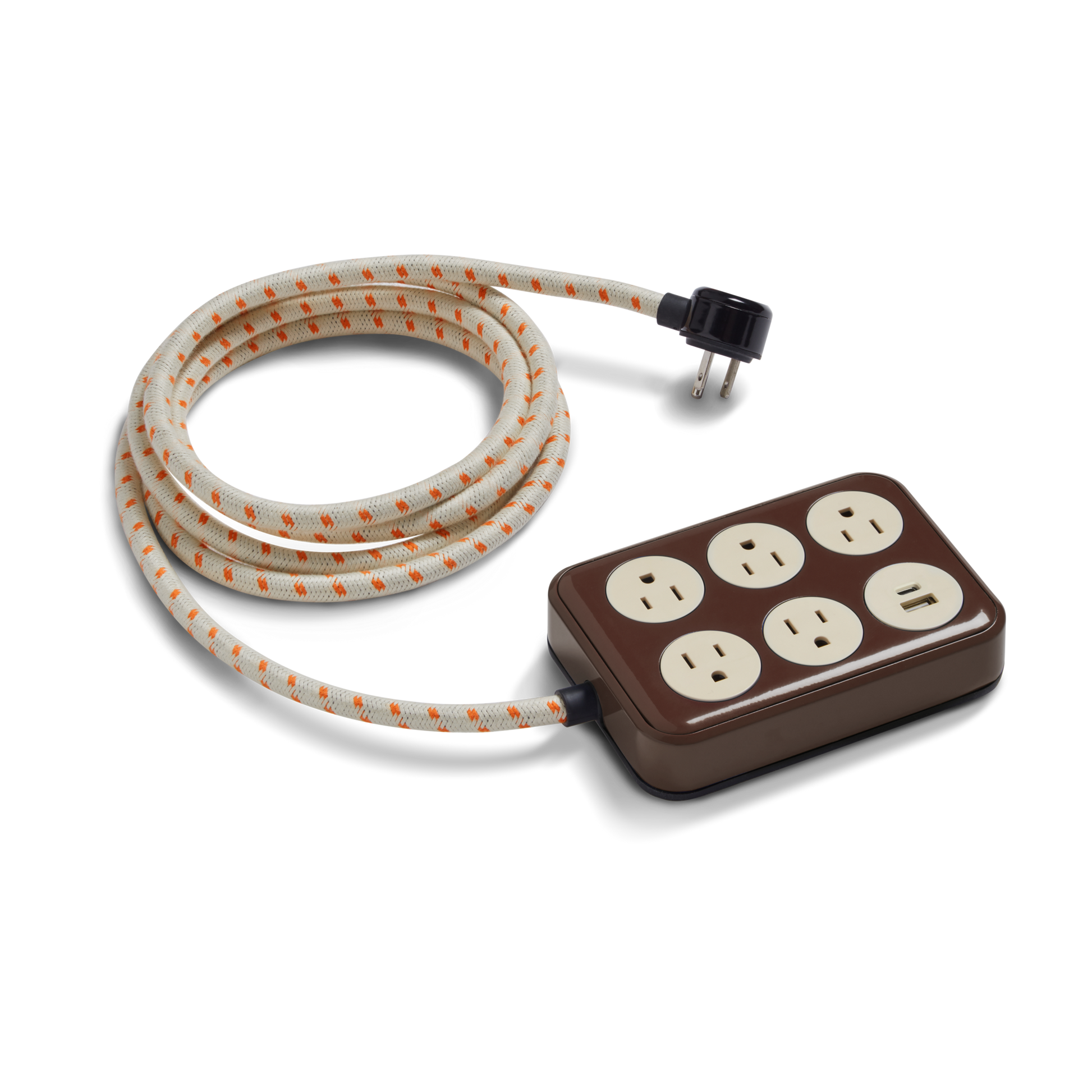 5 Port Power Supply - Espresso