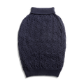 Cable Knit Dog Sweater - Navy