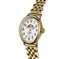 Runwell Moon Phase Watch - White