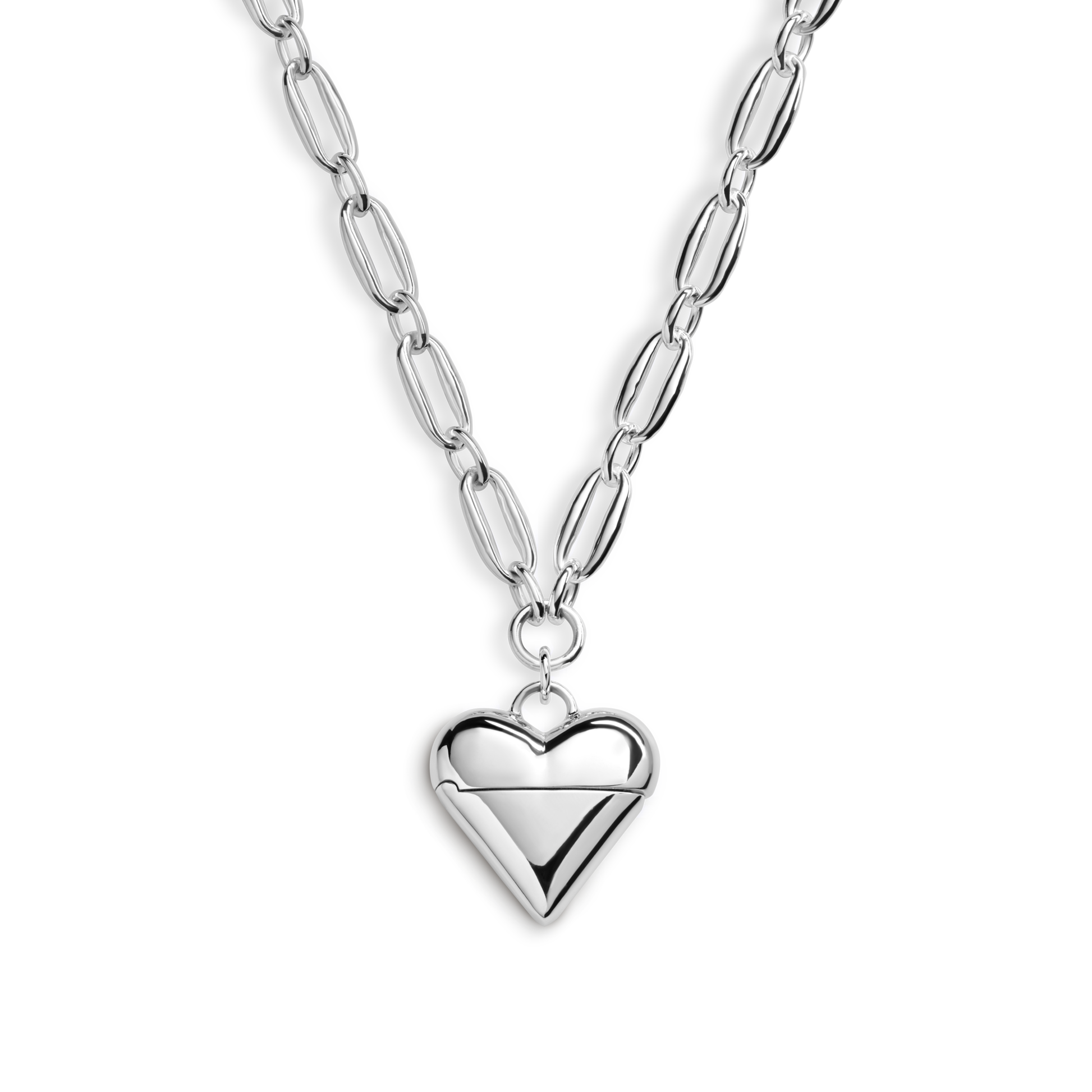 Give Your Heart Away Pendant Necklace - Sterling Silver