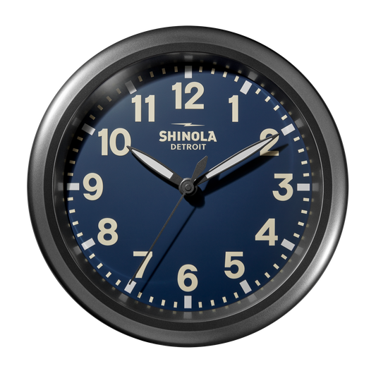 14" Runwell Clock - Midnight Blue