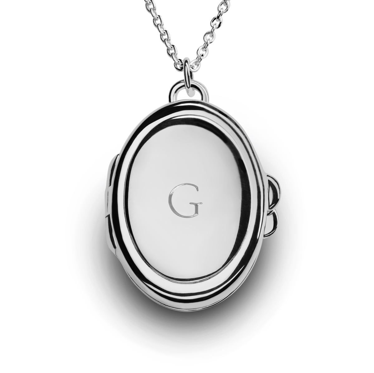 Heirloom Petite Locket Necklace - Sterling Silver