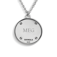 Heirloom Petoskey Pendant Necklace - Sterling Silver