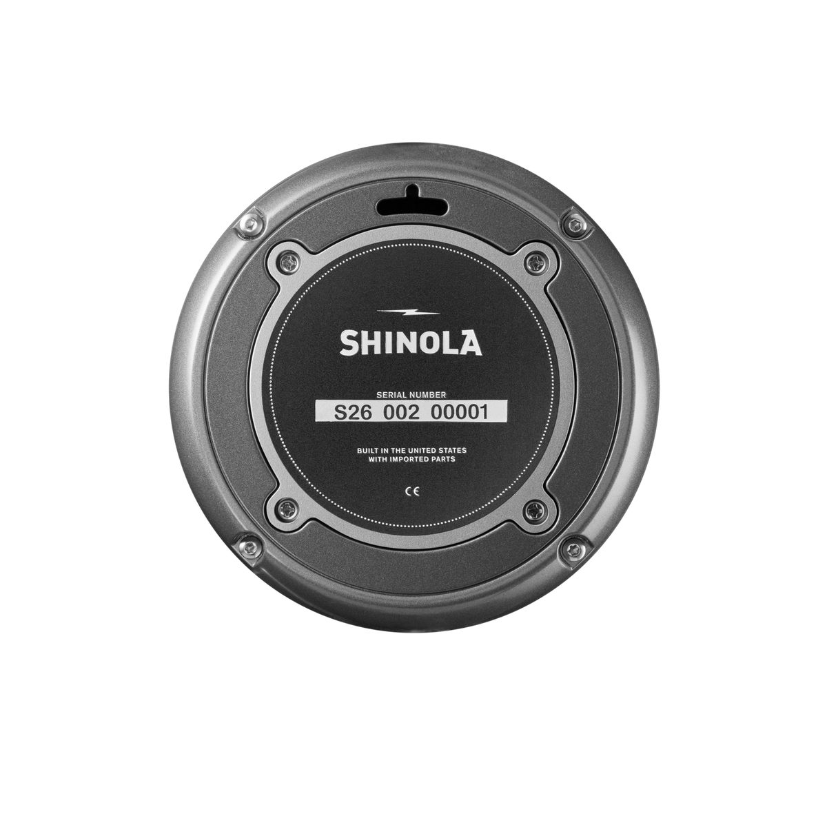 6" Runwell Clock - Dark Gray
