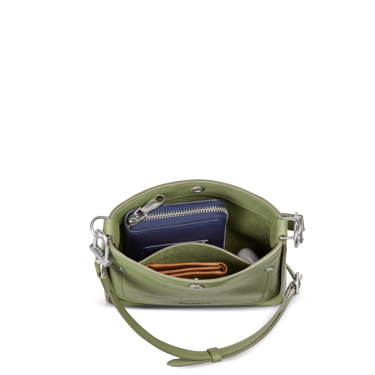 Mini Pocket Crossbody Bag - Black