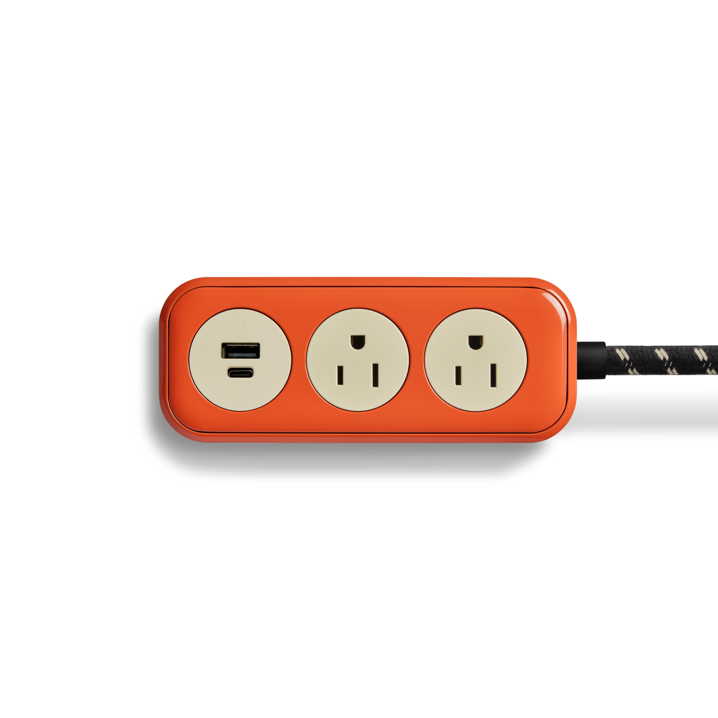 2 Port Power Supply - Tangerine