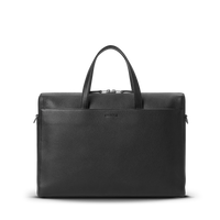 Canfield Briefcase - Black Pebbled Leather