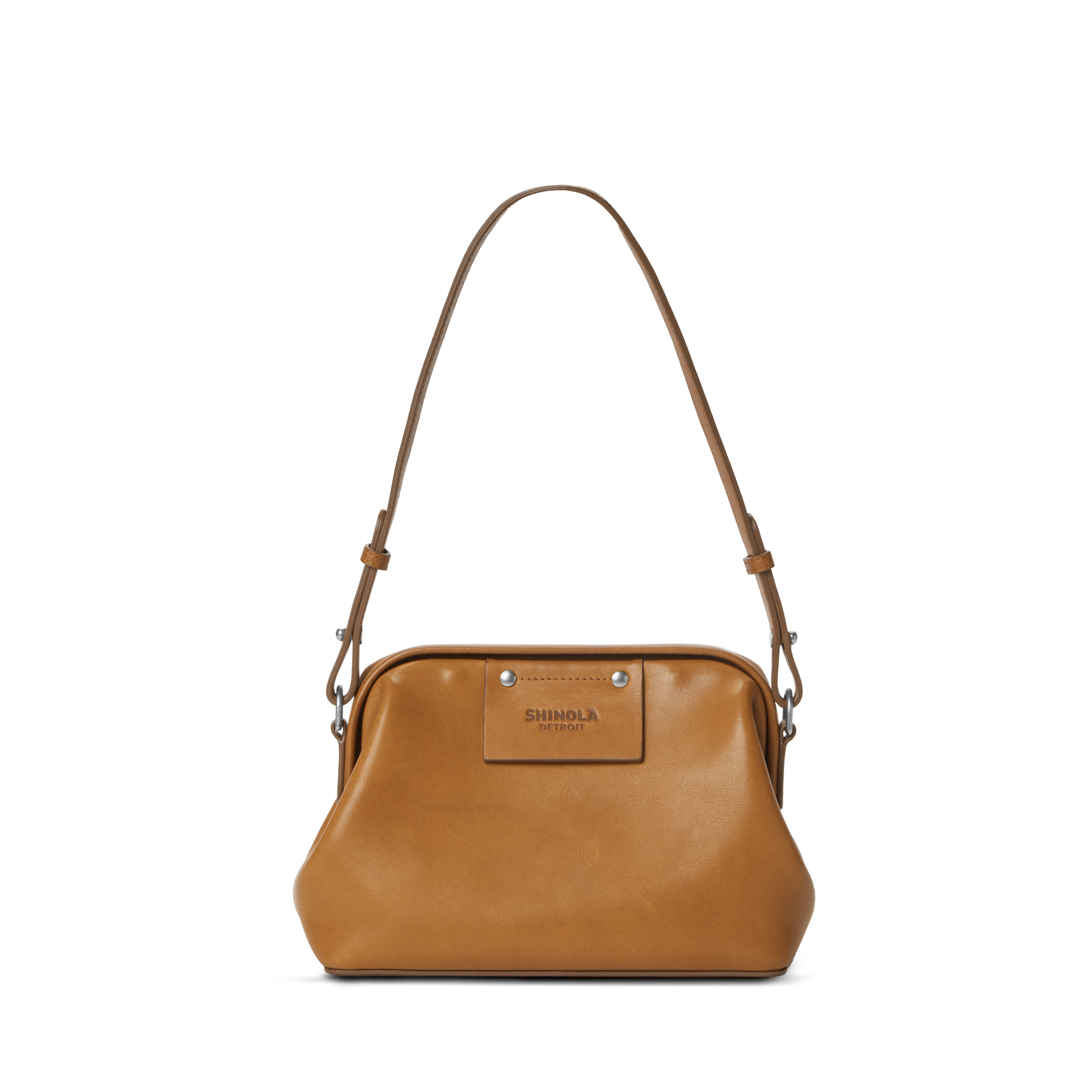 ★Fallett★ Clasp shoulder bag black Shoulder Bags – Portland Leather