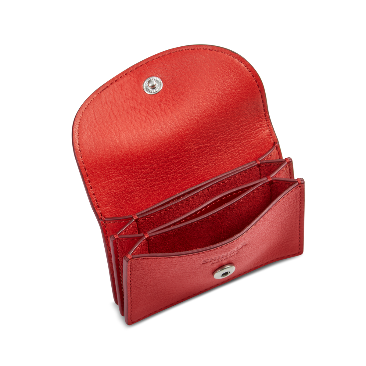 Birdy Accordion Card Holder - Tomato