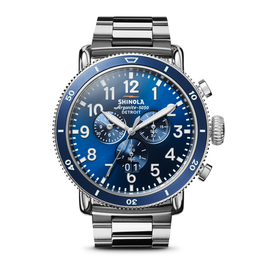 Runwell Sport Chronograph Watch - Midnight Blue