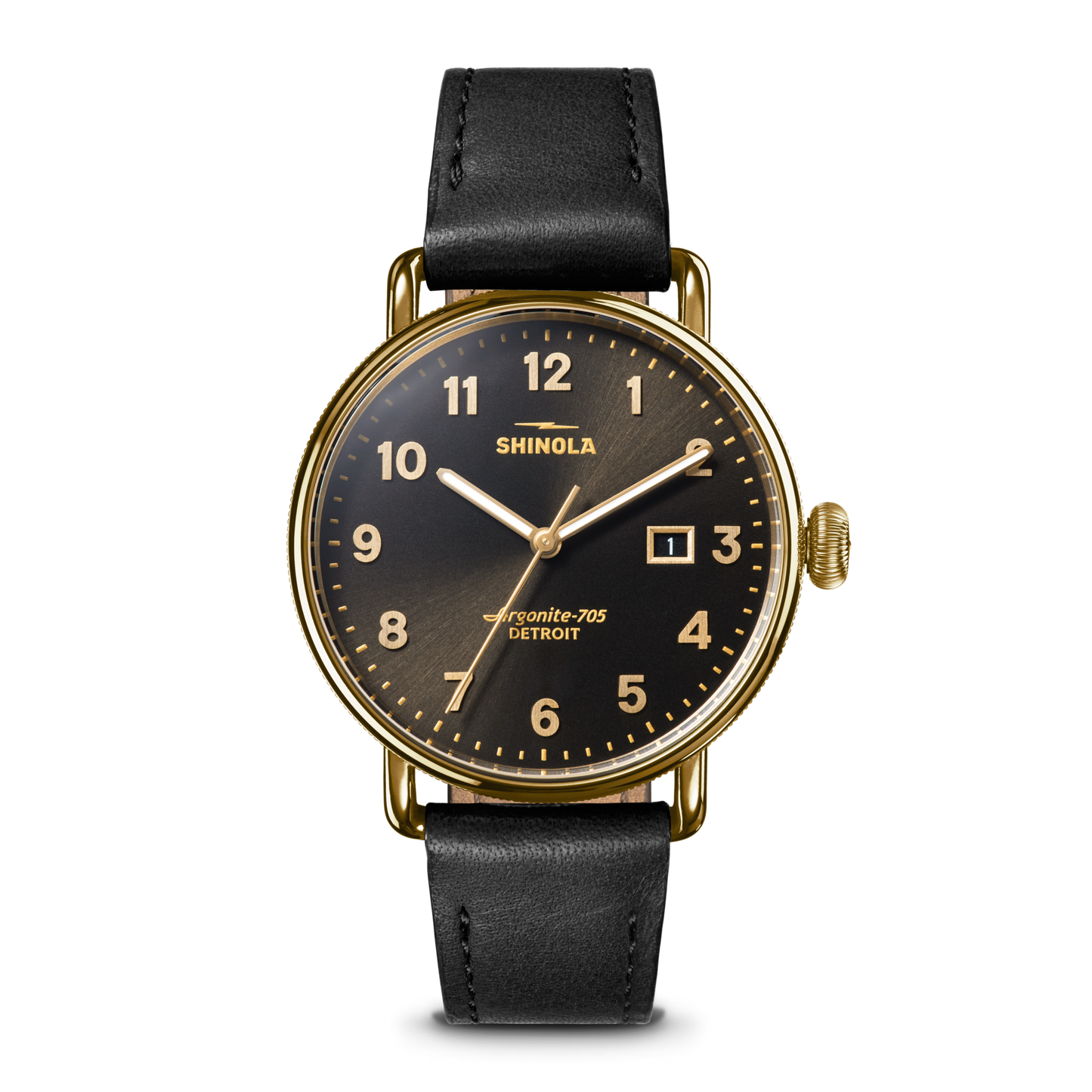 Canfield Watch - Black/Gold