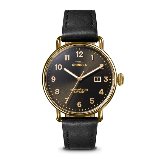 Canfield Watch - Black/Gold