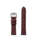 20mm Merlot Leather Watch Strap - Merlot
