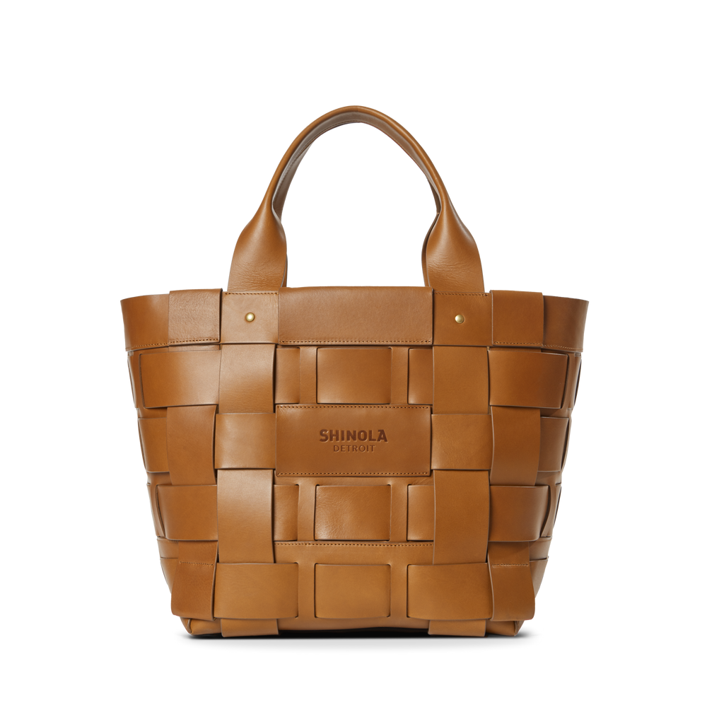 Large Bixby Basket Bag - Tan