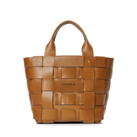Large Bixby Basket Bag - Tan