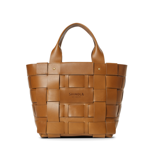 Large Bixby Basket Bag - Tan