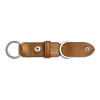 Leather Valet Key Fob - Brown