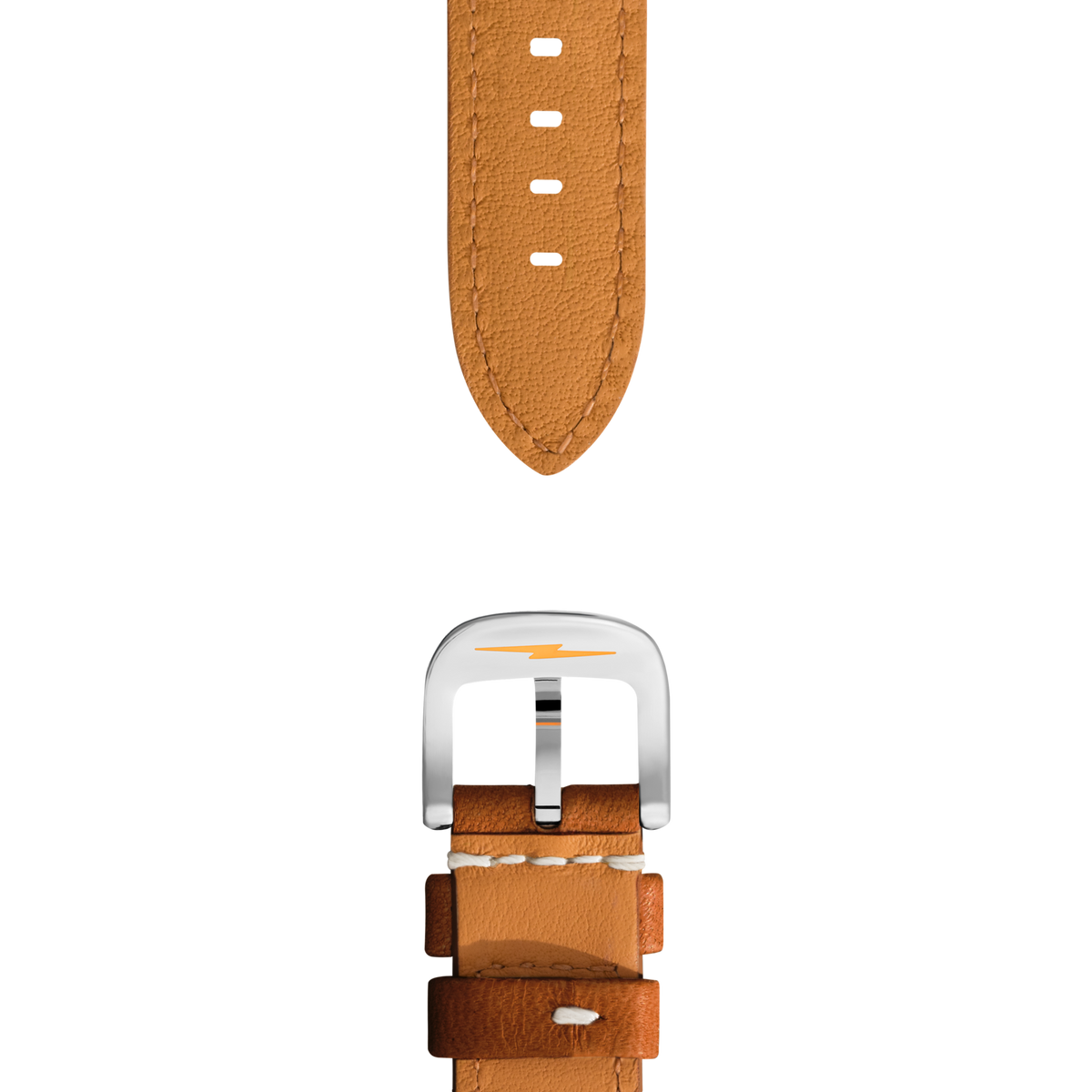 20mm Tan Leather Watch Strap - Tan