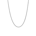 Simple Curb Chain Necklace - Sterling Silver