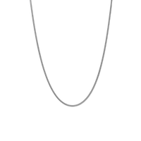 Simple Curb Chain Necklace - Sterling Silver