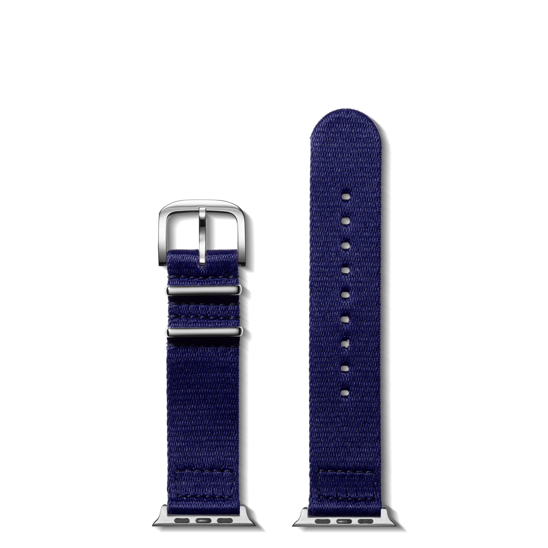 20mm Dark Navy Split Nylon Apple Watch Strap - Dark Navy
