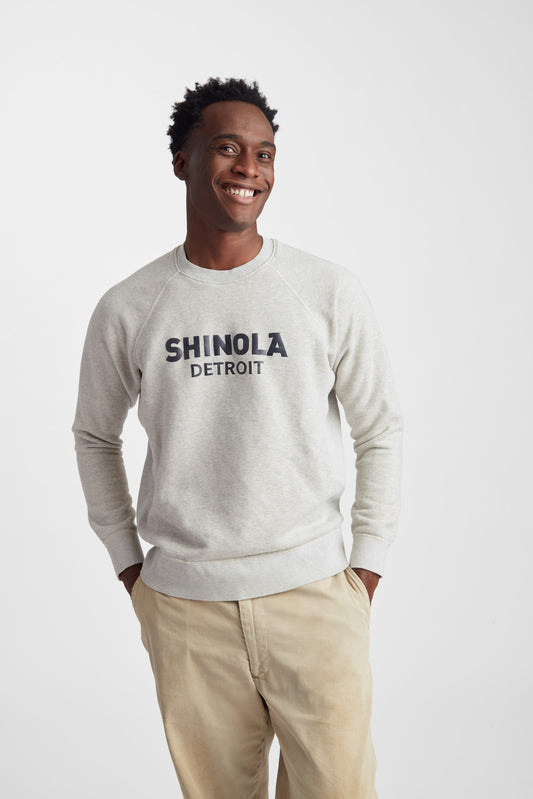 Shinola Logo Sweatshirt - Heather Gray