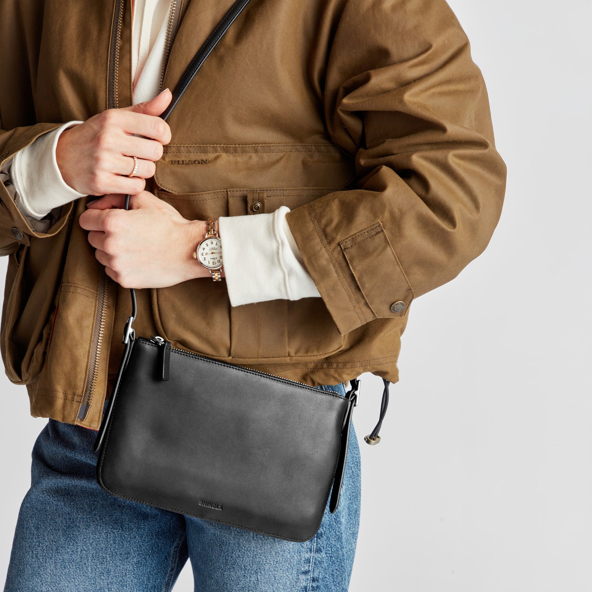all saints captain leather backpack Shinola | Women's Small Bixby Crossbody | Black