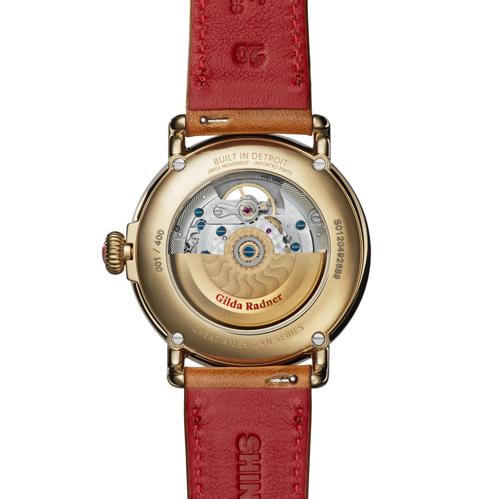Gilda Radner Runwell Automatic Watch - Red Jasper